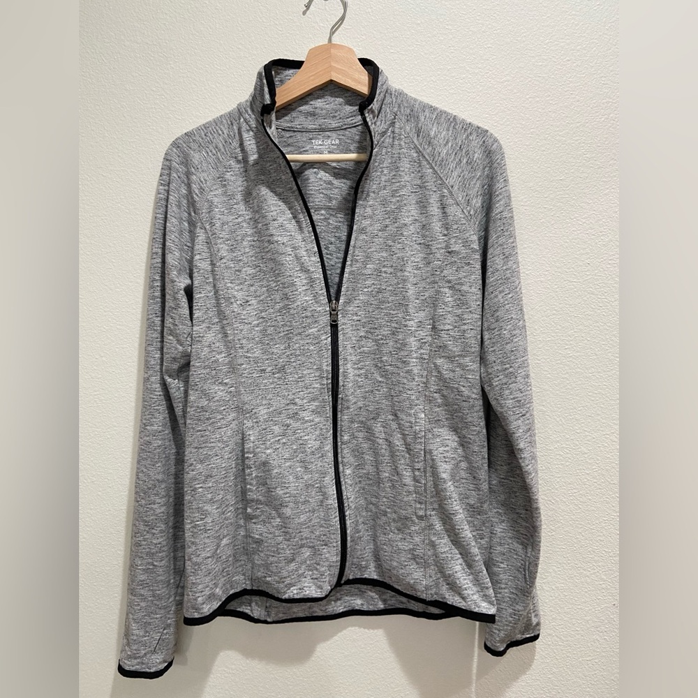 Tek Gear Heather Gray Lightweight Jacket